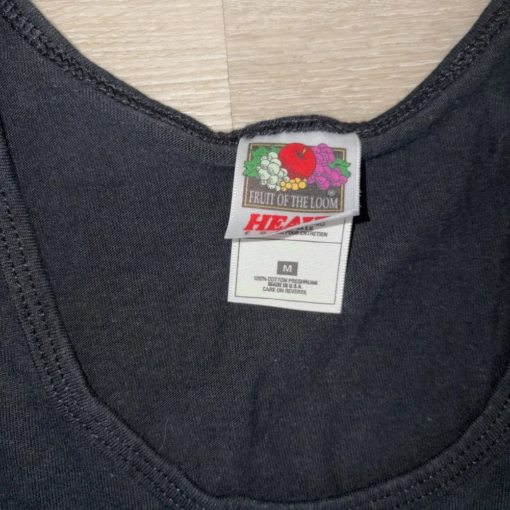 Vintage 90s Microsoft Back Office Computer Tech Tank Top Medium Black